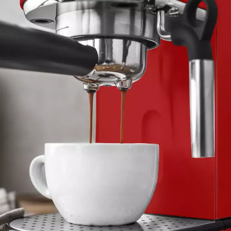 Máquina de café expresso Gastroback Design Espresso Piccolo 1,5 L 1400 W vermelha