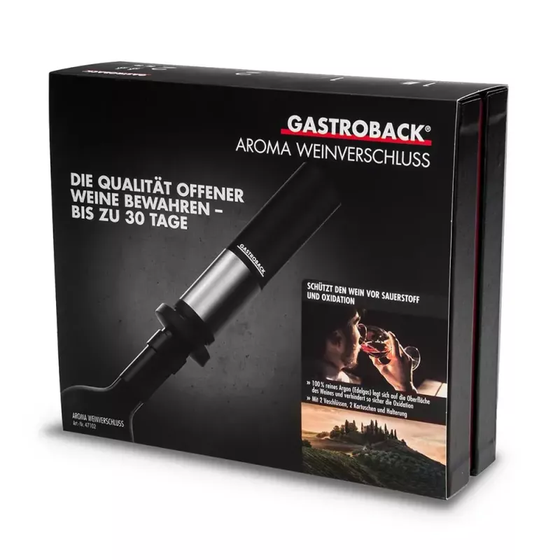 Gastroback 47102 Aroma Wine Preserver dispositivo para conservar vinho aberto
