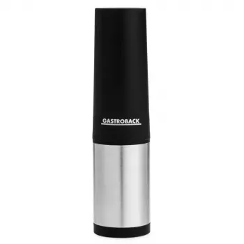 Tampa para decanter Gastroback Aroma 47102 preta aço inoxidável