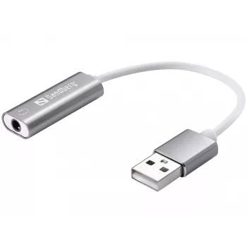 Conversor USB para headset Sandberg Conversor USB para headset Sandberg
