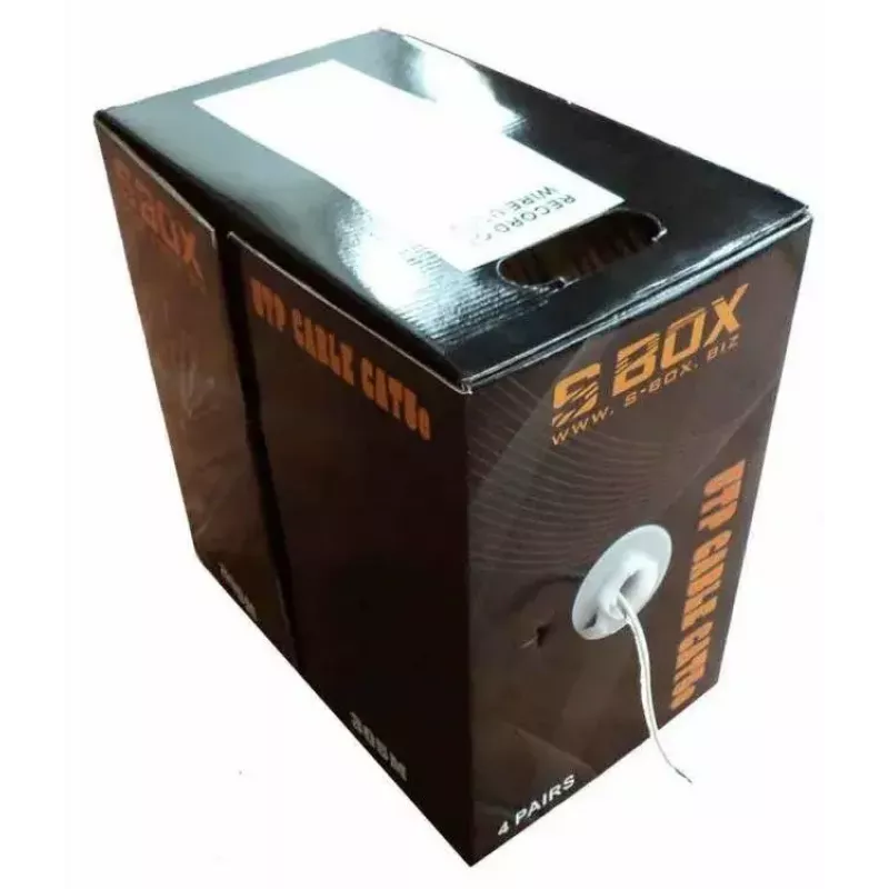 Cabo de rede SBOX UTP-305 CAT5E RJ45 305 m azul
