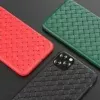 Capa macia para telemóvel Devia para iPhone 11 Pro — padrão tecido, vermelho