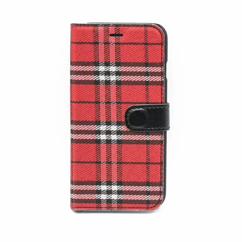 Capa tipo carteira Tellur TLL184031 para iPhone 7 preto vermelho