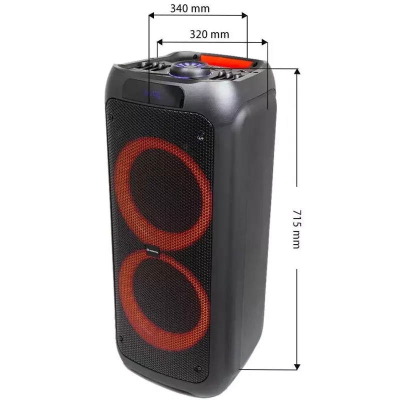 Altifalante Bluetooth portátil MANTA SPK5310 PRO 20W – sem fios, recarregável, suporte TWS