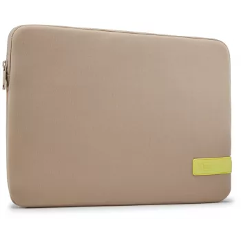 Case Logic Reflect REFPC-114 Plaza Taupe/Sun-Lime 35,6 cm (14 polegadas) bolsa sleeve