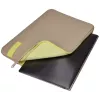 Case Logic Reflect REFPC-114 Plaza Taupe/Sun-Lime 35,6 cm (14 polegadas) bolsa sleeve