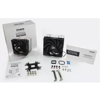 Arrefecedor de CPU ZALMAN CNPS10X PERFORMA ST com ventoinha de 120 mm e 4 heatpipes