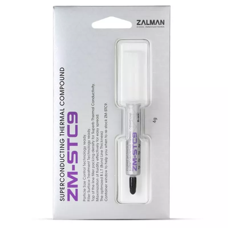 Pasta térmica Zalman ZM-STC9 9,1 W/m·K 4 g