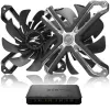 Sistema de arrefecimento para computador Zalman ZM-SF120A3 ventoinha para caixa de computador 12 cm preto