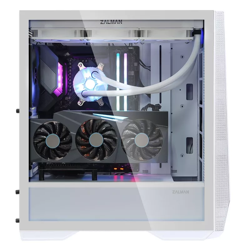 Caixa para PC Zalman Z9 Iceberg ATX mid-tower, ventoinha branca midi-torre