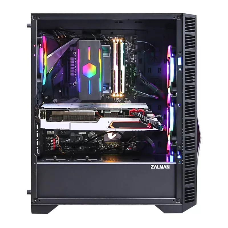 Caixa para PC Zalman Z3 Iceberg preto midi-torre