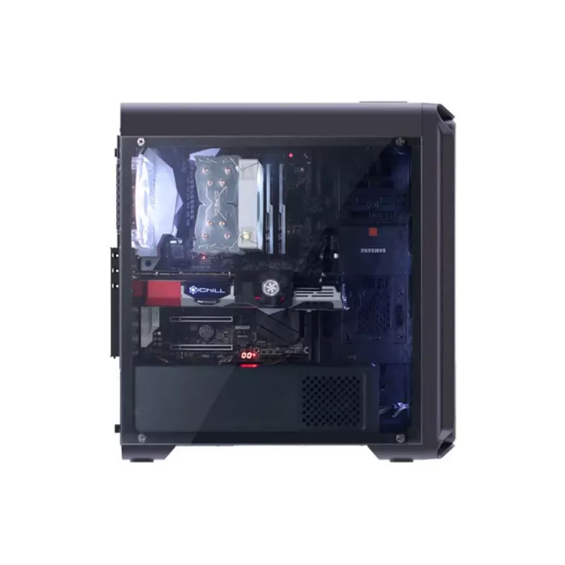 Caixa Zalman i3 midi-tower - preto Window midi-torre