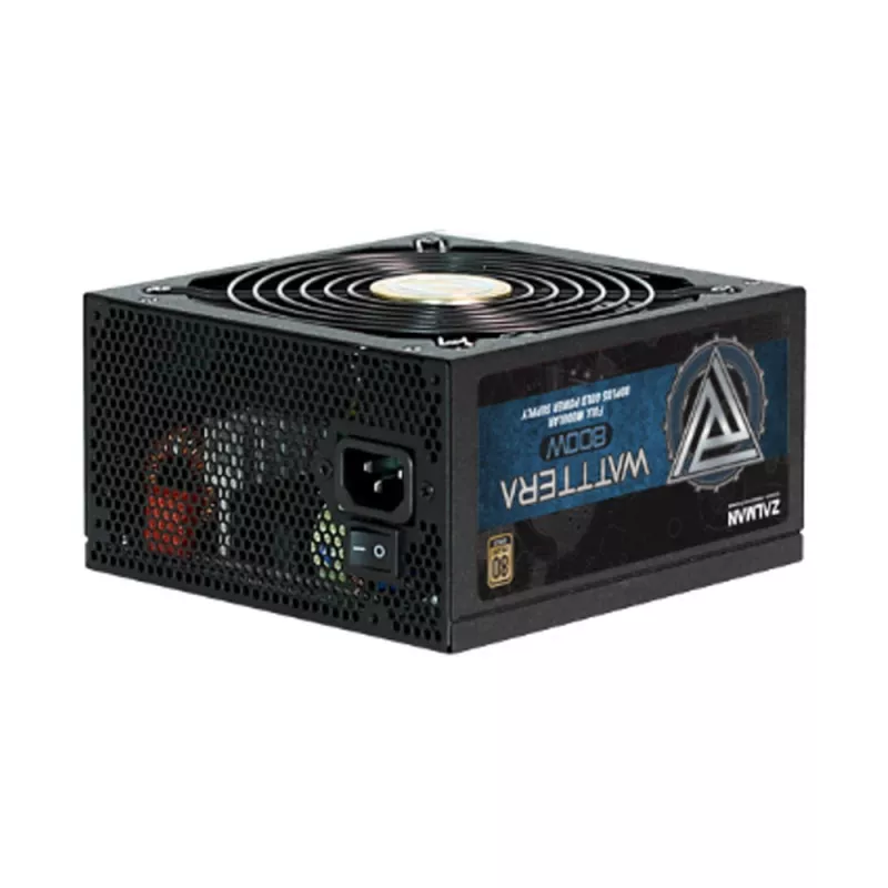 Fonte de alimentação Zalman ZM800-EBTII 800 W 24-pol ATX ATX preto