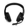 Auscultadores com microfone Zalman ZM-HPS200 com fios arco de cabeça gaming preto