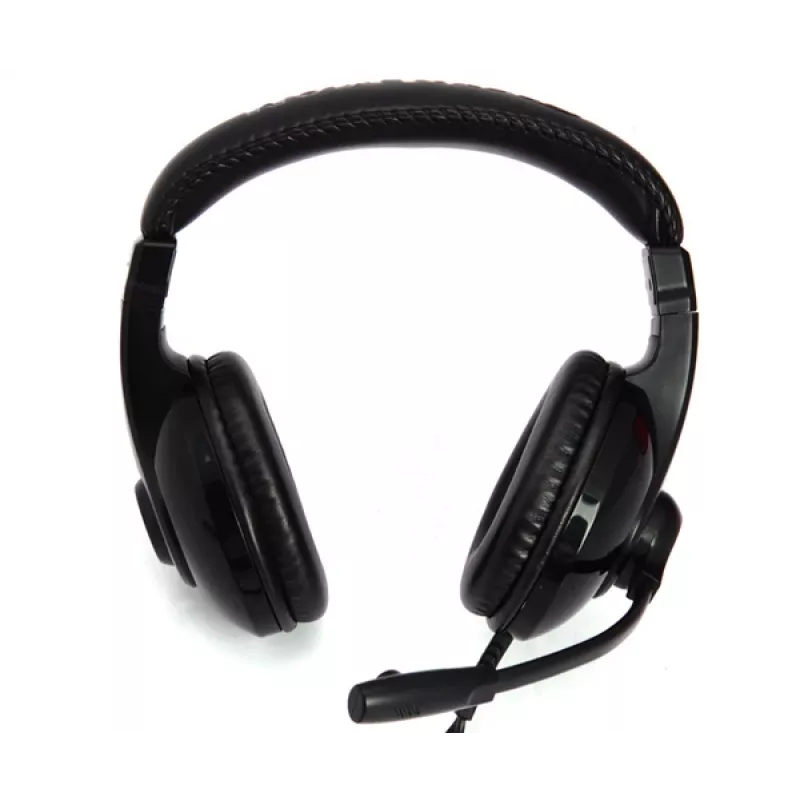 Auscultadores com microfone Zalman ZM-HPS200 com fios arco de cabeça gaming preto
