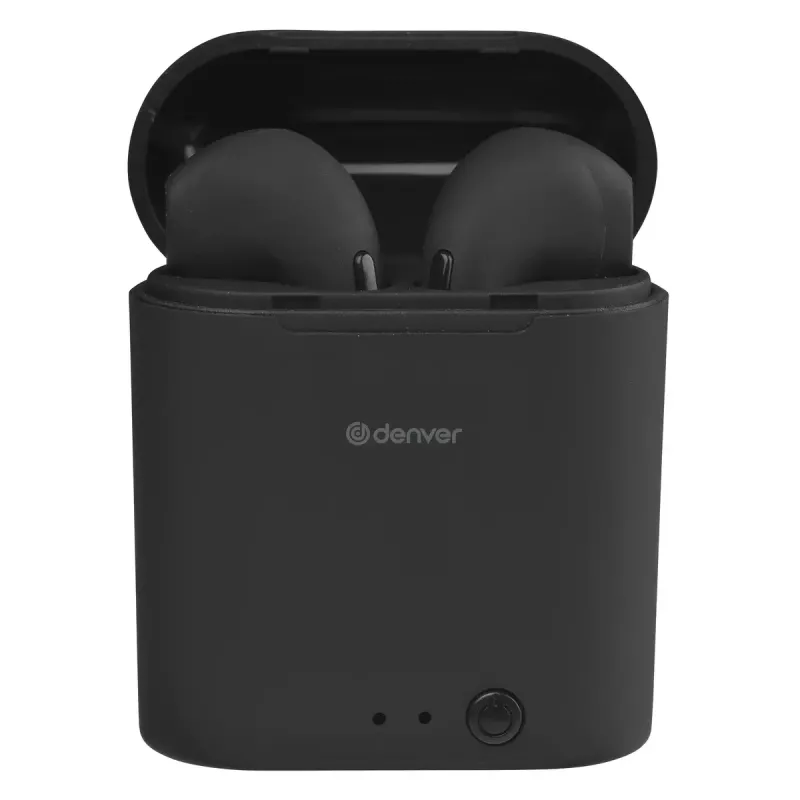 Auscultadores com microfone Denver TWE-46 preto