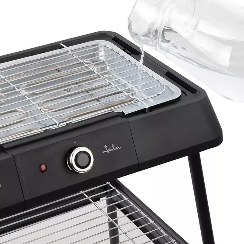 Barbecue grelhador JATA JEBQ1001 elétrico preto 2200 W
