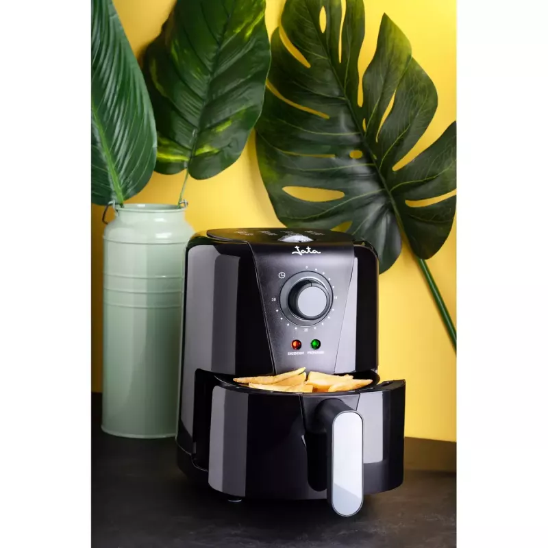 Fritadeira de ar quente JATA JEFR1221 Single 1,5 l 1000 W Preto