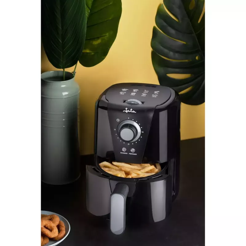 Fritadeira de ar quente JATA JEFR1221 Single 1,5 l 1000 W Preto