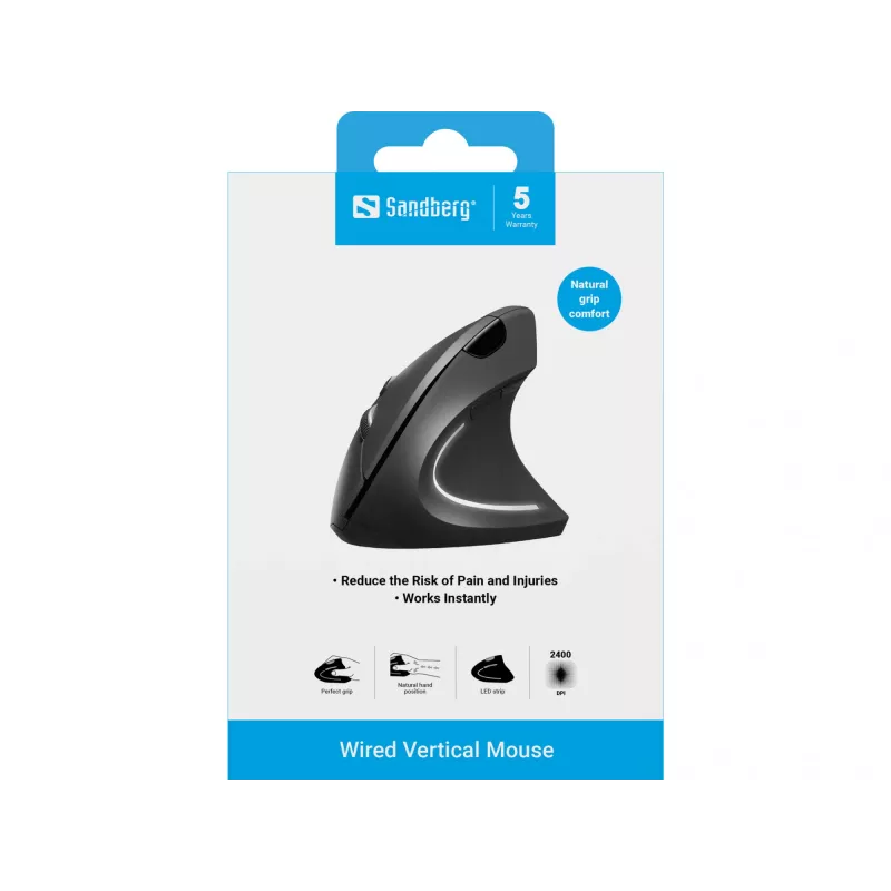Rato com fio Sandberg Rato vertical com fio USB Type-A