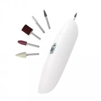 Conjunto elétrico de manicura/pedicura HoMedics 5 em 1 5 acessórios Pilha Plástico