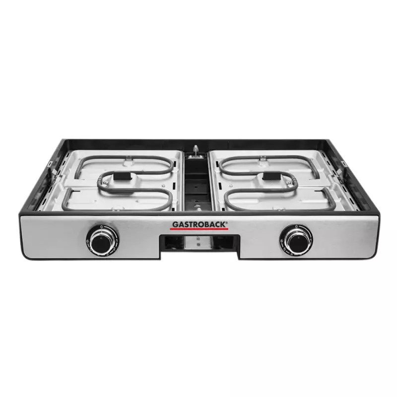 Grelhador de contacto Gastroback Design Plancha & BBQ 2000 W Aço inoxidável