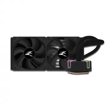 Zalman Reserator5 Z24 Preto Refrigeração líquida para CPU Radiador 240mm 2 ventoinhas SF120 ARGB Refrigeração líquida All-in-One para processador 12 cm