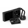 Zalman Reserator5 Z24 refrigeração líquida tudo-em-um para CPU, 2 ventoinhas PWM de 120 mm, LGA1700/AM4, preta