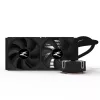 Zalman Reserator5 Z24 refrigeração líquida tudo-em-um para CPU, 2 ventoinhas PWM de 120 mm, LGA1700/AM4, preta