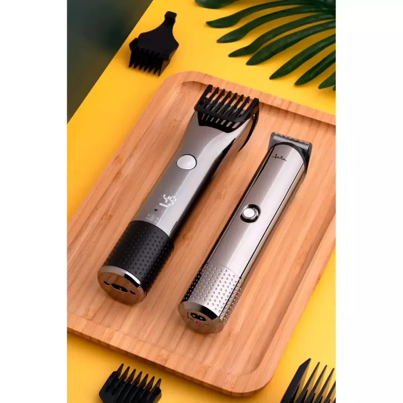 Máquina de cortar cabelo JATA JBSE2102 Preto Prateado 90 min de autonomia