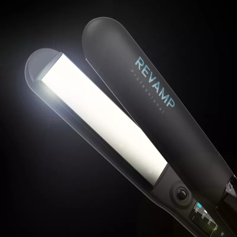 Ferro de alisar Revamp Progloss Steamcare ST-1600-EU Vapor Preto 3 m
