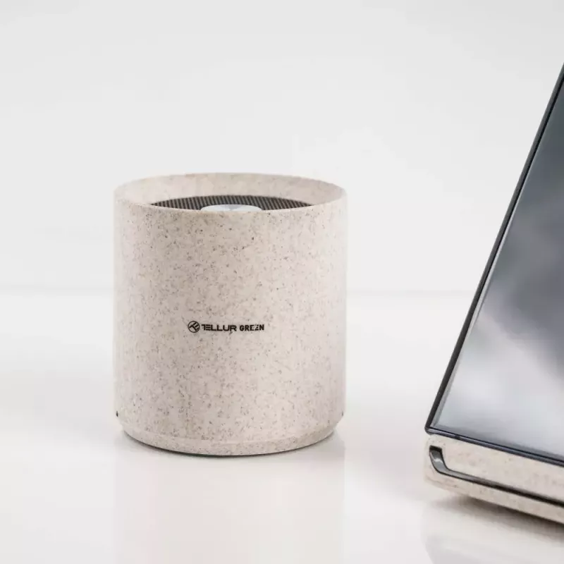 Altifalante portátil Tellur Bluetooth verde 3W creme