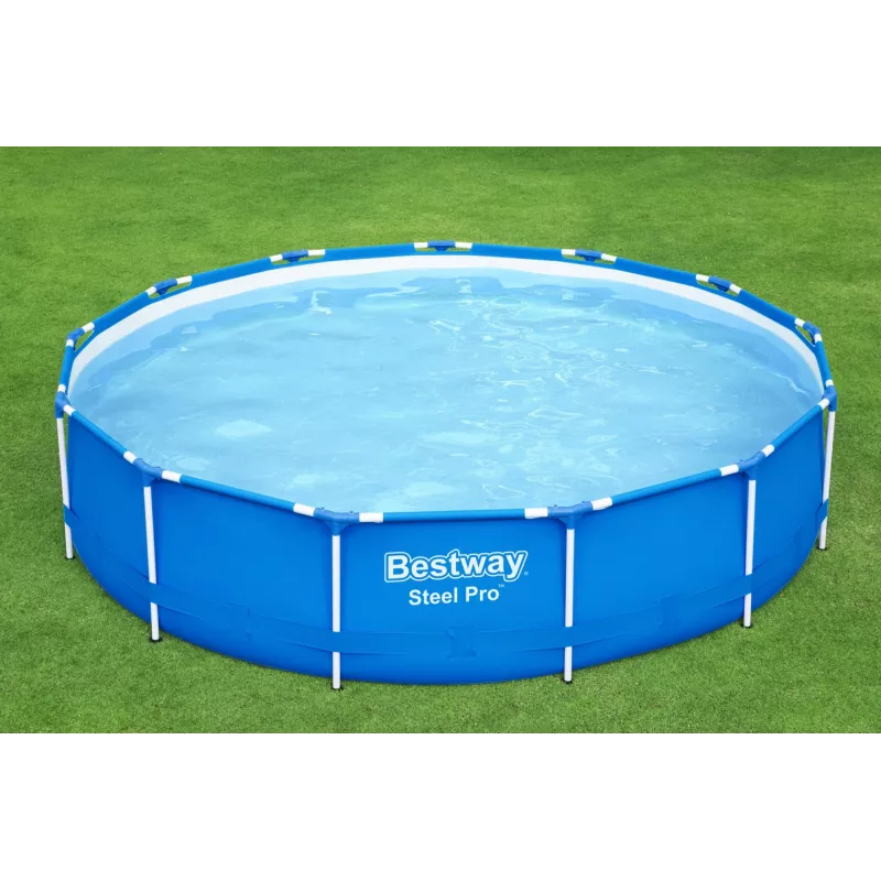 Piscina com estrutura Bestway Steel Pro 13' x 33 polegadas/3,96 m x 84 cm capacidade 8680 L