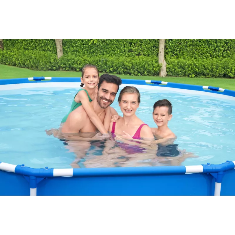 Piscina com estrutura Bestway Steel Pro 13' x 33 polegadas/3,96 m x 84 cm capacidade 8680 L