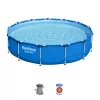 Piscina com estrutura Bestway Steel Pro 13' x 33 polegadas/3,96 m x 84 cm capacidade 8680 L