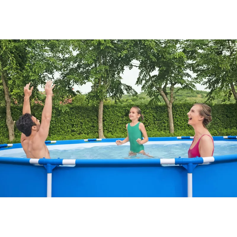 Piscina com estrutura Bestway Steel Pro 13' x 33 polegadas/3,96 m x 84 cm capacidade 8680 L