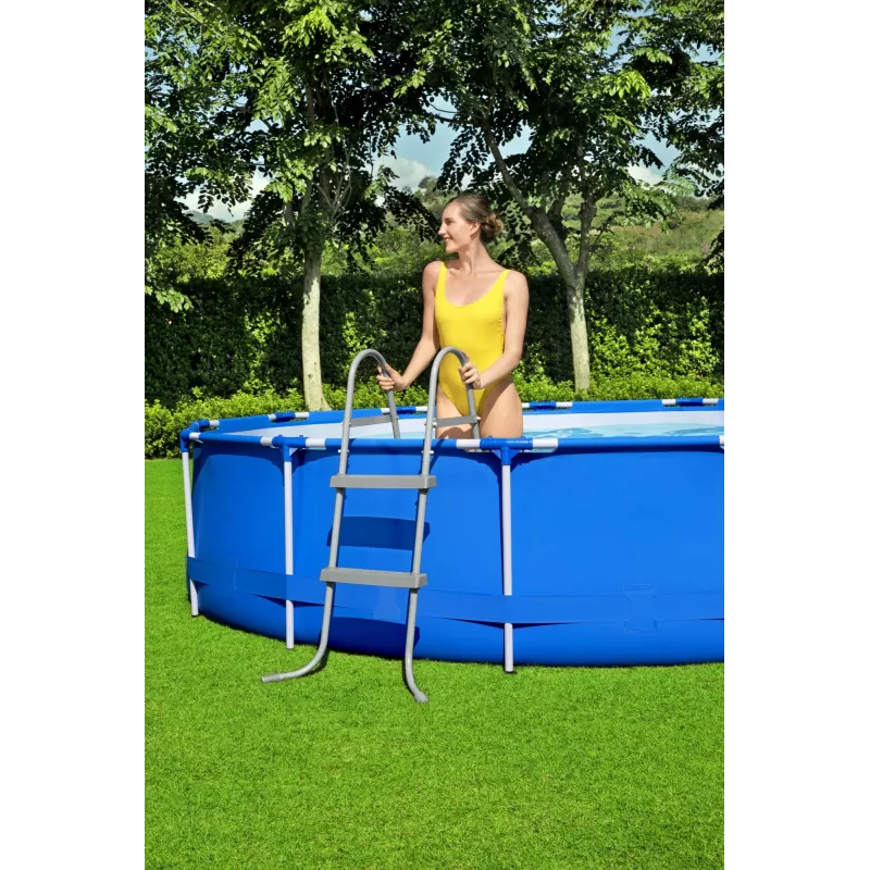 Piscina com estrutura Bestway Steel Pro 13' x 33 polegadas/3,96 m x 84 cm capacidade 8680 L