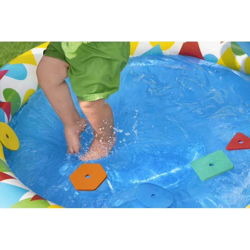 Piscina insuflável Bestway 52378, dimensões 47 polegadas x 46 polegadas x 18 polegadas (piscina de jardim insuflável)