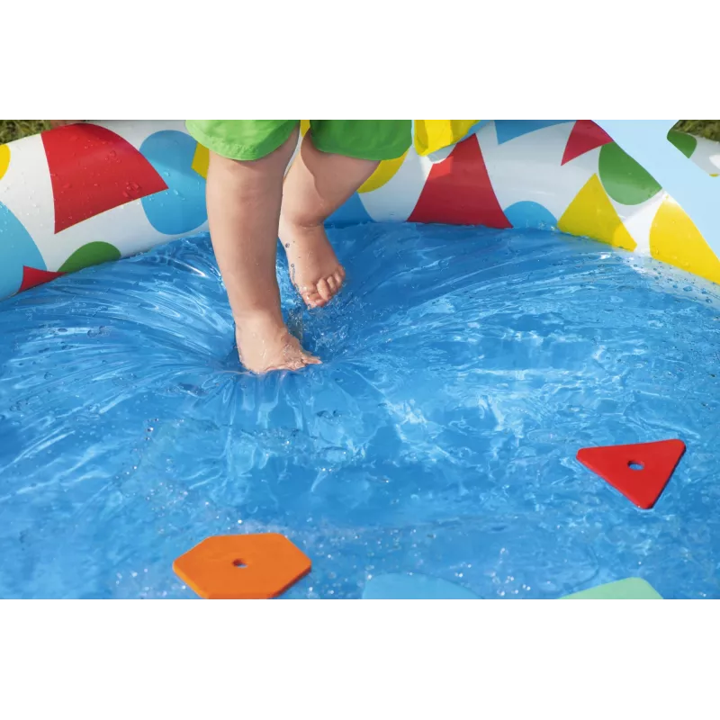 Piscina insuflável Bestway 52378, dimensões 47 polegadas x 46 polegadas x 18 polegadas (piscina de jardim insuflável)