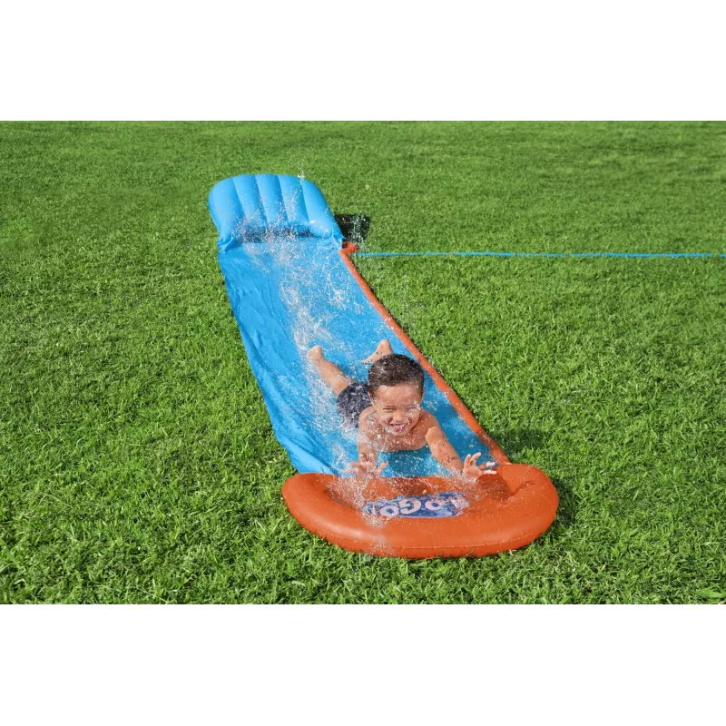 Escorrega de água de jardim Bestway H2OGO! Tsunami Splash Ramp Single Slide 4,88 m