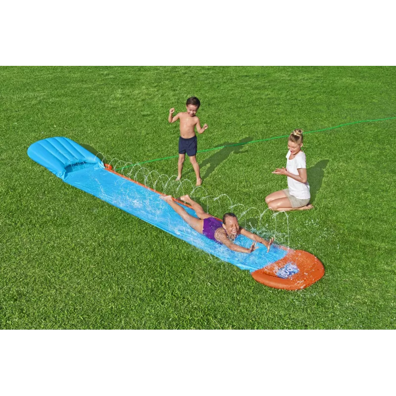 Escorrega de água de jardim Bestway H2OGO! Tsunami Splash Ramp Single Slide 4,88 m