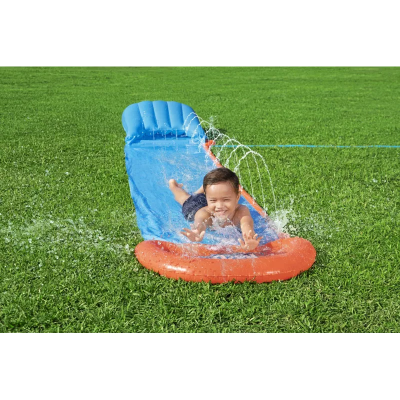 Escorrega de água de jardim Bestway H2OGO! Tsunami Splash Ramp Single Slide 4,88 m