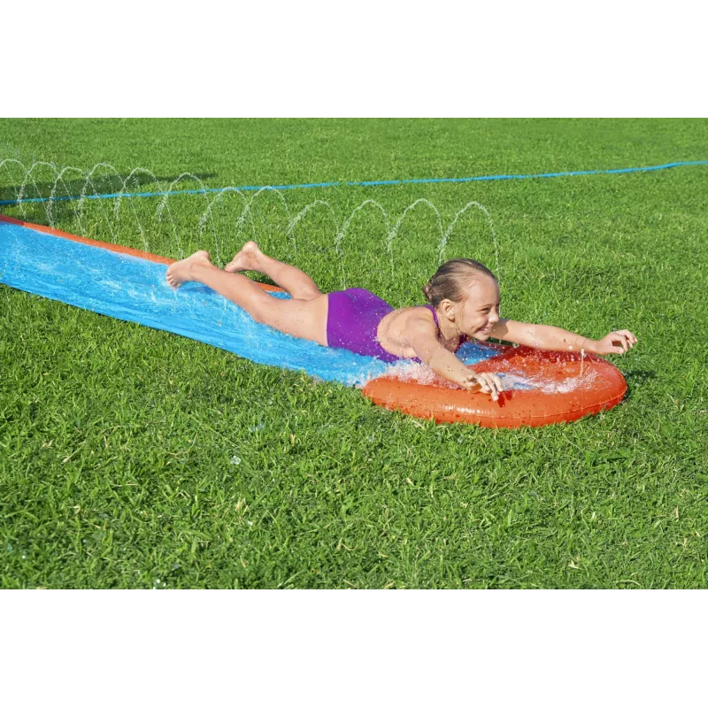 Escorrega de água de jardim Bestway H2OGO! Tsunami Splash Ramp Single Slide 4,88 m