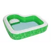 Bestway 7'7 polegadas x 7'7 polegadas x 20 polegadas/2,31 m x 2,31 m x 51 cm piscina familiar Tropical Paradise