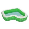 Bestway 7'7 polegadas x 7'7 polegadas x 20 polegadas/2,31 m x 2,31 m x 51 cm piscina familiar Tropical Paradise