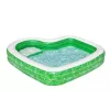 Bestway 7'7 polegadas x 7'7 polegadas x 20 polegadas/2,31 m x 2,31 m x 51 cm piscina familiar Tropical Paradise