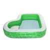 Bestway 7'7 polegadas x 7'7 polegadas x 20 polegadas/2,31 m x 2,31 m x 51 cm piscina familiar Tropical Paradise