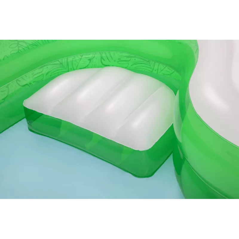 Bestway 7'7 polegadas x 7'7 polegadas x 20 polegadas/2,31 m x 2,31 m x 51 cm piscina familiar Tropical Paradise