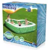 Bestway 7'7 polegadas x 7'7 polegadas x 20 polegadas/2,31 m x 2,31 m x 51 cm piscina familiar Tropical Paradise