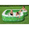 Bestway 7'7 polegadas x 7'7 polegadas x 20 polegadas/2,31 m x 2,31 m x 51 cm piscina familiar Tropical Paradise